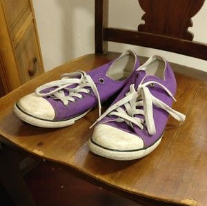 Purple thin-sole Converse Sz 9